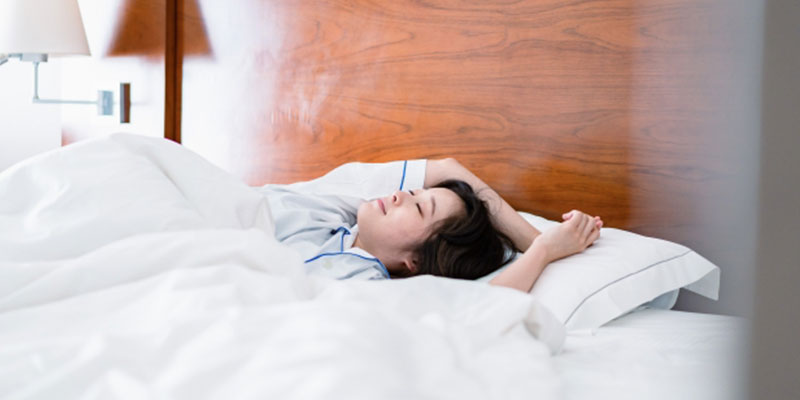 理想的な寝床内気象のための寝具選び