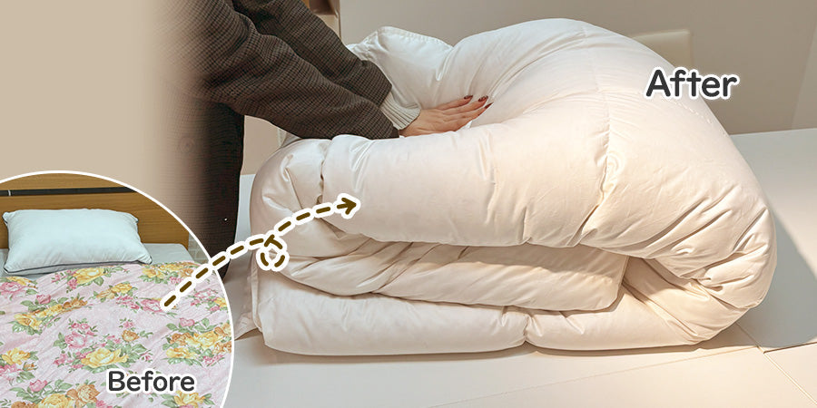 お気に入りのふとんが買い替えなしでふわふわの新品に生まれ変わる!?昭和西川の【羽毛ふとんリフォーム】体験レポート