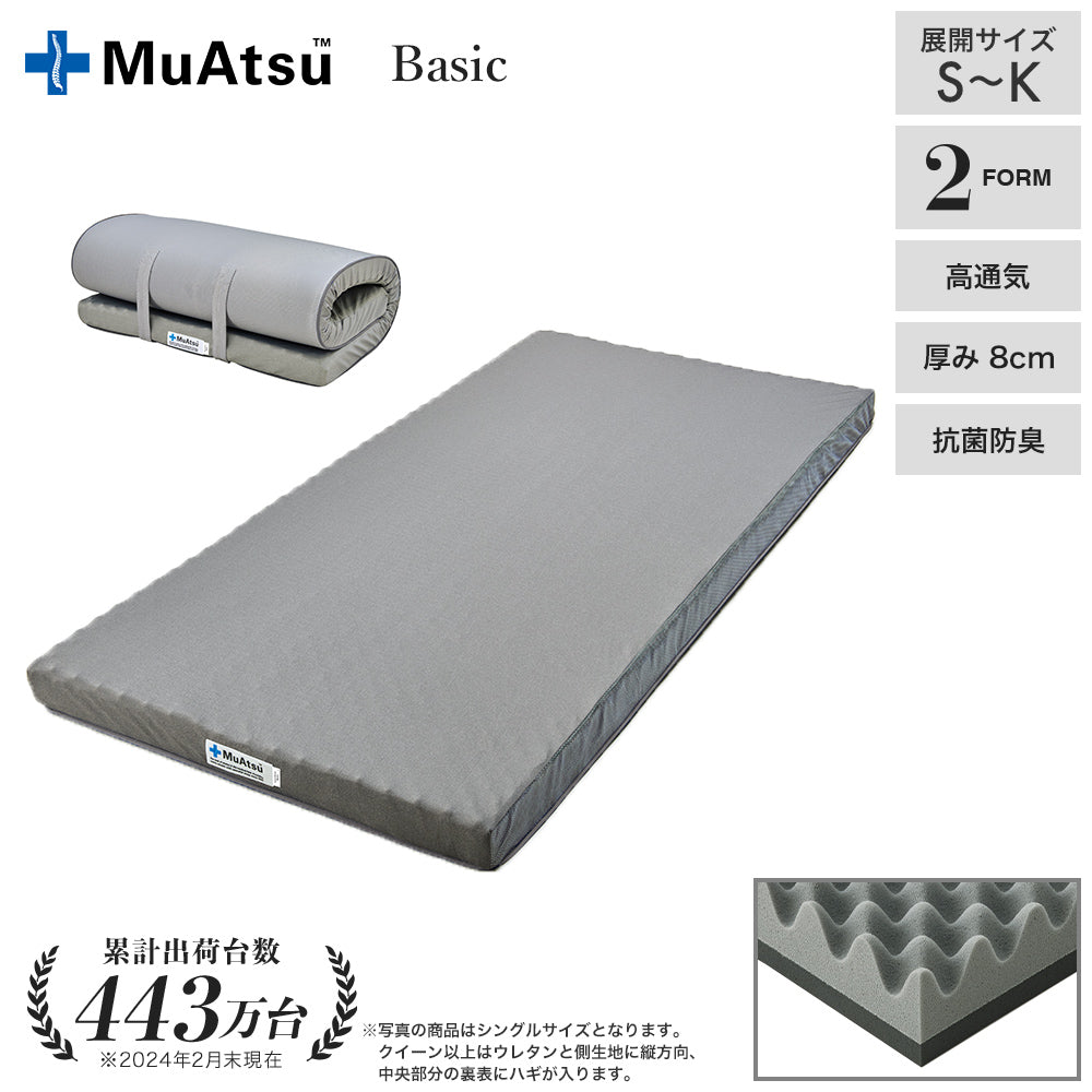 ムアツマットレス ベーシック 《MuAtsu》 | 西川ストア公式本店