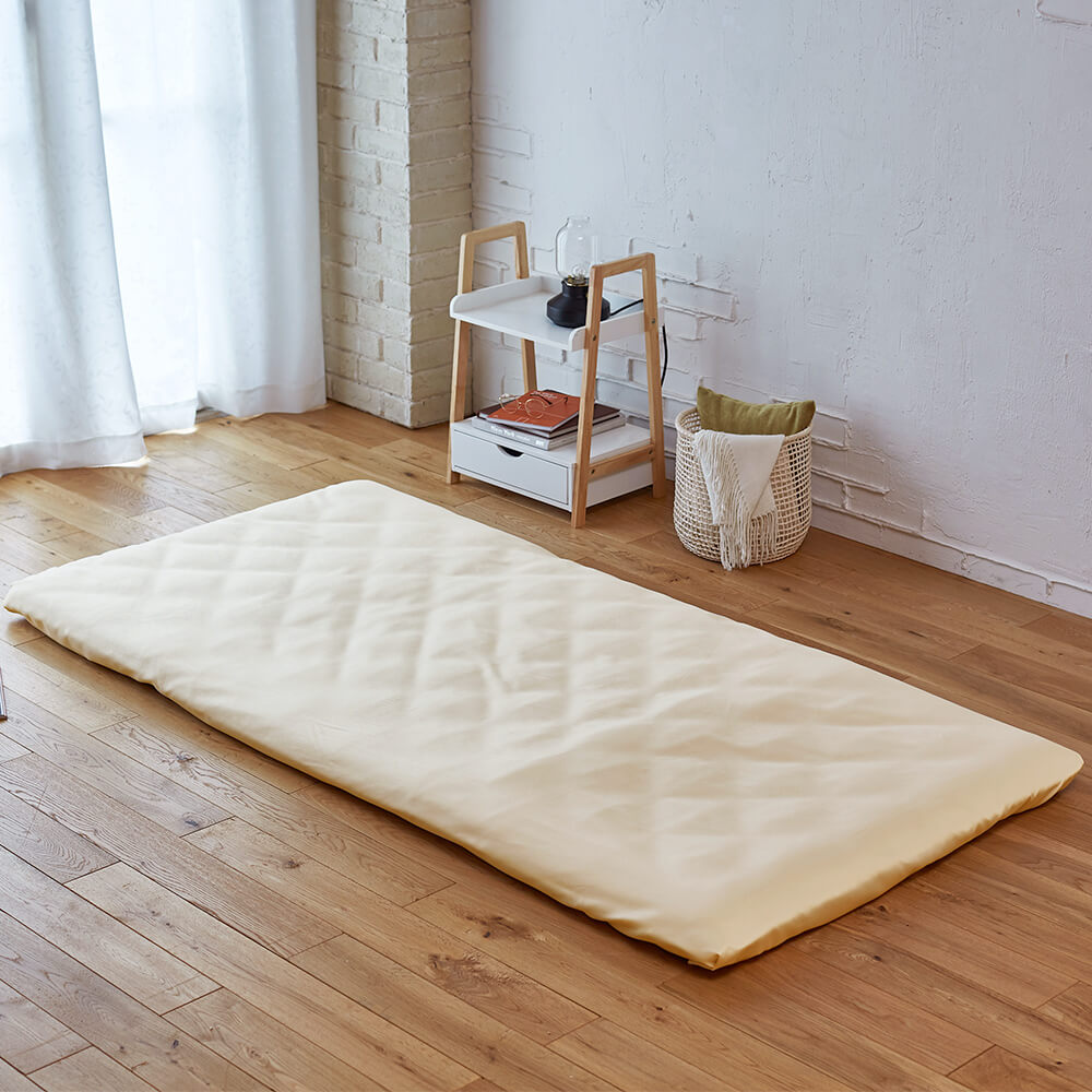 フラットシーツ/デイリーサテンイージーケア シングル：150×250cm