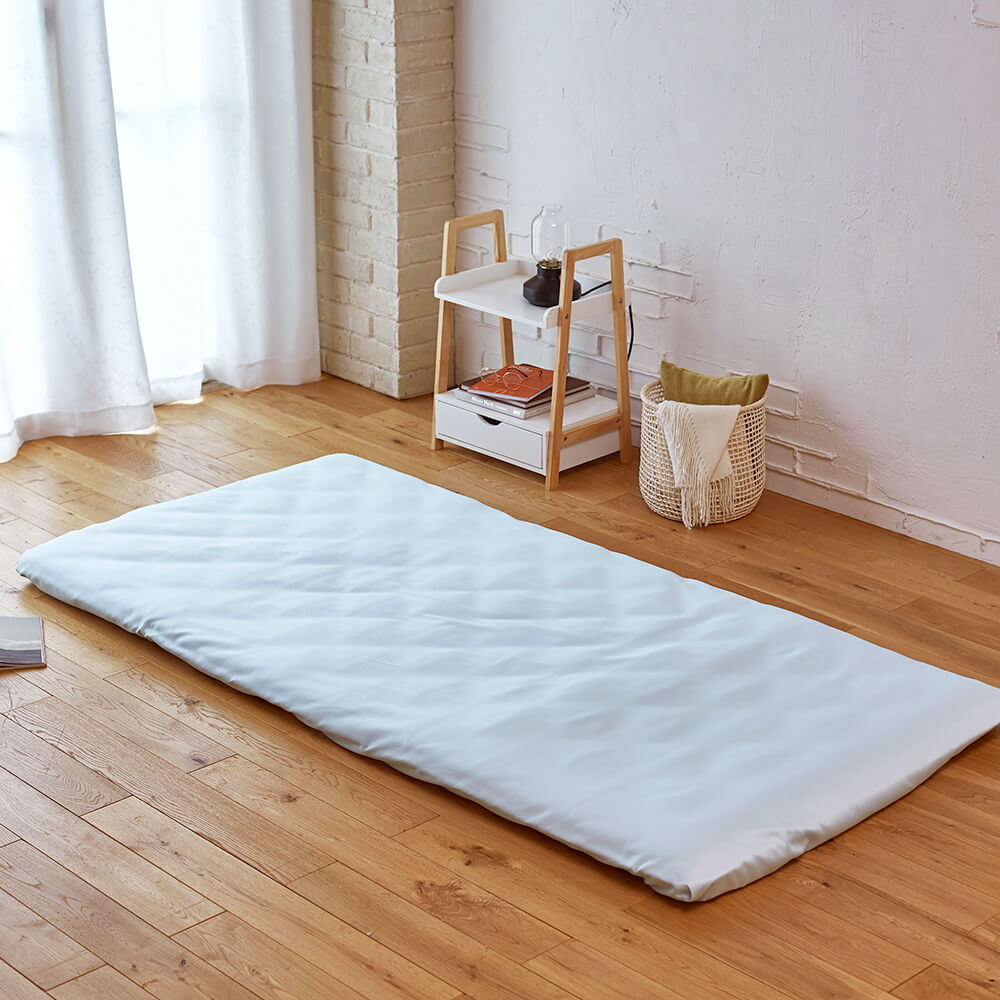 フラットシーツ/デイリーサテンイージーケア シングル：150×250cm