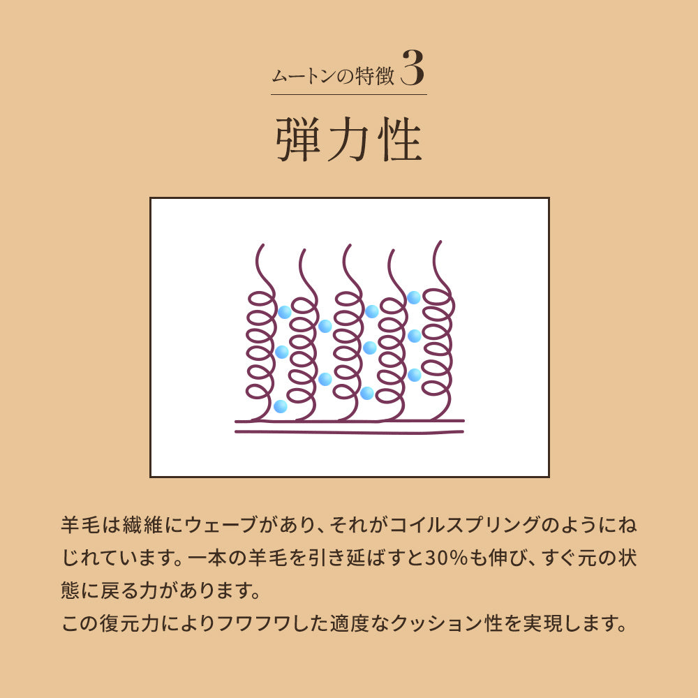 ムートンスリッパ｜ふんわり暖かくムレにくい天然羊毛ルームスリッパ