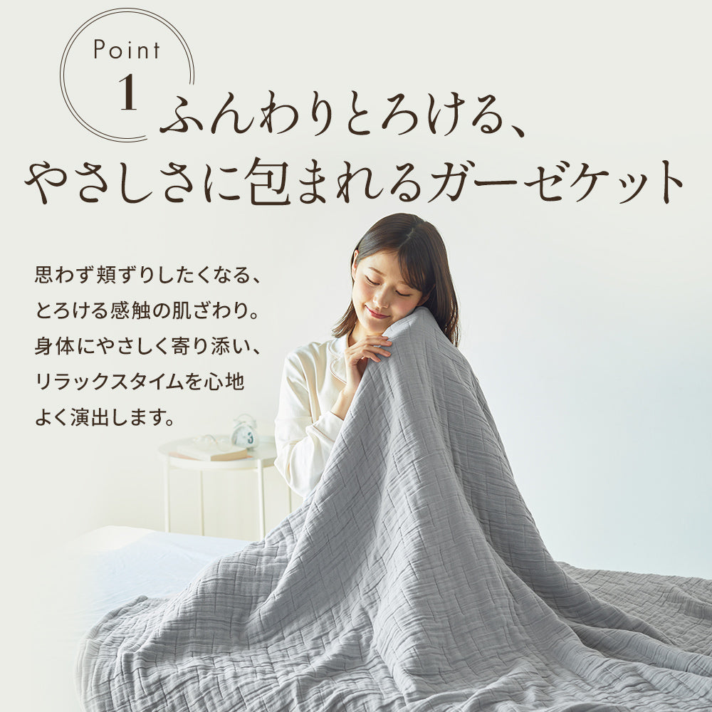 日本製8重織ガーゼケット