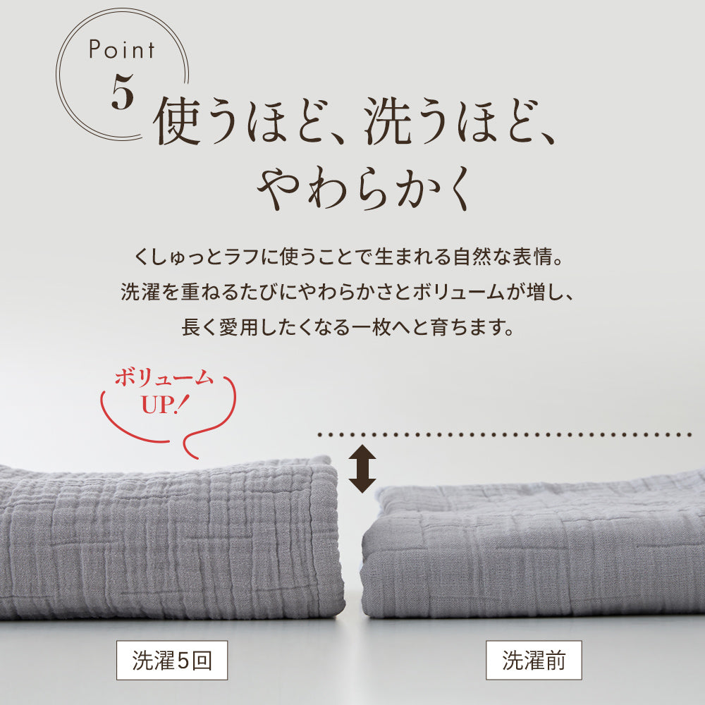 日本製8重織ガーゼケット