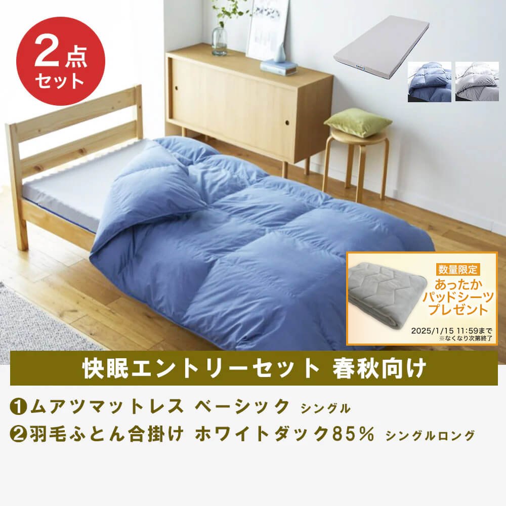 昭和西川のムアツふとんシングルおまけ付き