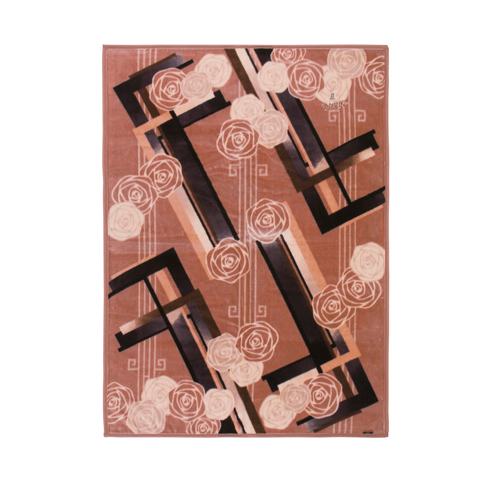 [LANVIN/ランバン]アクリル毛布（毛羽部分）/グラス